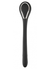Черный гибкий уретральный стимулятор с вибрацией Vibrating Bendable Dilator - 13,5 см. - Orion - купить с доставкой в Реутове