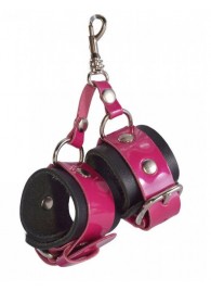 Розово-черный брелок  Наручники - Sitabella - купить с доставкой в Реутове