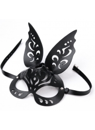 Черная ажурная маска  Зайка  с ушками - Crazy Handmade - купить с доставкой в Реутове