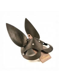 Черная гладкая маска  Зайка  с длинными ушками - Crazy Handmade - купить с доставкой в Реутове