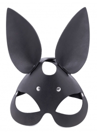 Черная гладкая маска  Зайка  с длинными ушками - Crazy Handmade - купить с доставкой в Реутове