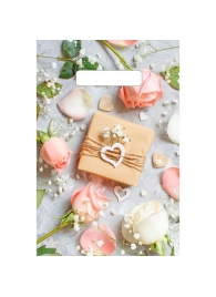 Полиэтиленовый пакет  Подарочек  с вырубной усиленной ручкой - 20 х 30 см. - Сима-Ленд - купить с доставкой в Реутове