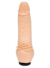 Телесная насадка-фаллос с шипами для массажа клитора - 17,8 см. - LOVETOY (А-Полимер) - купить с доставкой в Реутове