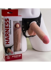 Страпон в подарочной упаковке: трусики с плугом и фаллоимитатор-насадка - 16 см. - LOVETOY (А-Полимер) - купить с доставкой в Реутове