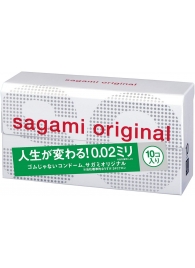 Ультратонкие презервативы Sagami Original 0.02 - 10 шт. - Sagami - купить с доставкой в Реутове