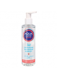 Гель-лубрикант на водной основе Aqua Comfort Aroma с ароматом персика - 195 гр. - Биоритм - купить с доставкой в Реутове