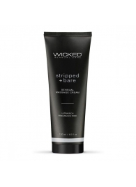 Массажный легкий крем WICKED Stripped plus Bare - 120 мл. - Wicked - купить с доставкой в Реутове