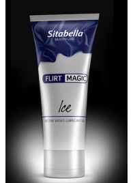 Силиконовая гель-смазка FLIRT MAGIC Ice с лёгким пролонгирующим эффектом - 75 мл. - Sitabella - купить с доставкой в Реутове