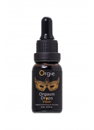 Возбуждающий гель для клитора ORGIE Orgasm Drops Vibe - 15 мл. - ORGIE - купить с доставкой в Реутове