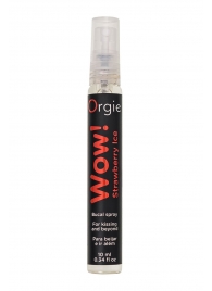Оральный спрей ORGIE Wow! Strawberry Ice Blowjob Spray с охлаждающим и возбуждающим эффектом - 10 мл. - ORGIE - купить с доставкой в Реутове