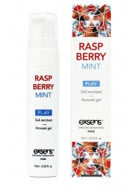Возбуждающий гель Raspberry Mint с ароматом малины и мяты - 15 мл. - Exsens - купить с доставкой в Реутове
