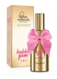 Гель с ароматом жвачки Bubblegum 2-in-1 Scented Silicone Massage And Intimate Gel - 100 мл. - Bijoux Indiscrets - купить с доставкой в Реутове