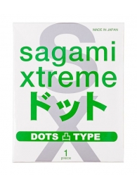 Презерватив Sagami Xtreme Type-E с точками - 1 шт. - Sagami - купить с доставкой в Реутове