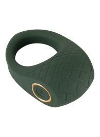 Зеленое эрекционное виброкольцо Luxurious Vibro Cock Ring - Orion - в Реутове купить с доставкой