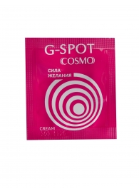 Стимулирующий интимный крем для женщин Cosmo G-spot - 2 гр. - Биоритм - купить с доставкой в Реутове