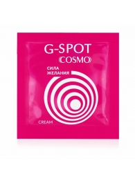 Стимулирующий интимный крем для женщин Cosmo G-spot - 2 гр. - Биоритм - купить с доставкой в Реутове