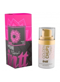 Возбуждающий гель Golden Chups с малиновым ароматом - 17 мл. - INTT - купить с доставкой в Реутове