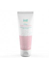 Лубрикант на водной основе Vibe Sensation с клубничным вкусом и легким вибрирующим эффектом - 50 гр. - INTT - купить с доставкой в Реутове