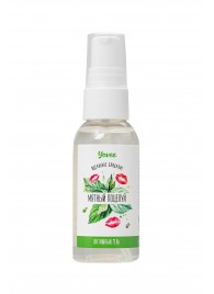 Съедобная гель-смазка Yovee «Мятный поцелуй» с Д-пантенолом и вкусом мяты - 50 мл. - ToyFa - купить с доставкой в Реутове