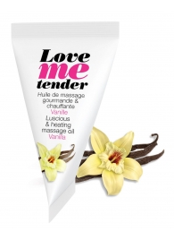 Съедобное согревающее массажное масло Love Me Tender Vanilla с ароматом ванили - 10 мл. - Love to Love - купить с доставкой в Реутове