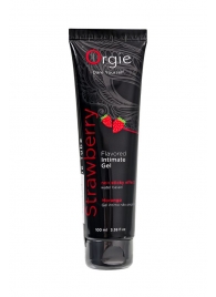 Интимный гель на водной основе Lube Tube Strawberry с клубничным вкусом - 100 мл. - ORGIE - купить с доставкой в Реутове