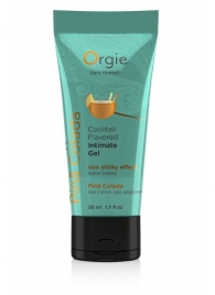 Съедобный интимный гель Orgie Lube Tube Cocktail Pina Colada - 50 мл. - ORGIE - купить с доставкой в Реутове