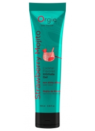 Съедобный интимный гель Orgie Lube Tube Cocktail Strawberry Mojito - 100 мл. - ORGIE - купить с доставкой в Реутове