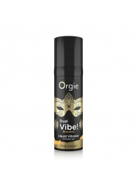 Съедобный гель Dual Vibe Pina Colada с эффектом вибрации и вкусом коктейля пина колада - 15 мл. - ORGIE - купить с доставкой в Реутове