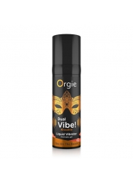 Съедобный гель Dual Vibe Sex On The Beach с эффектом вибрации и вкусом коктейля «секс на пляже» - 15 мл. - ORGIE - купить с доставкой в Реутове