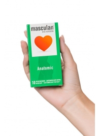 Презервативы анатомической формы Masculan Anatomic - 10 шт. - Masculan - купить с доставкой в Реутове