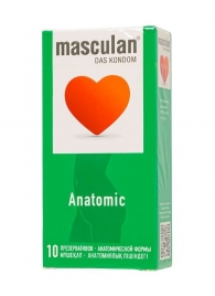 Презервативы анатомической формы Masculan Anatomic - 10 шт. - Masculan - купить с доставкой в Реутове