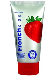 Съедобный лубрикант Frenchkiss с ароматом клубники - 75 мл. - Joy Division - купить с доставкой в Реутове