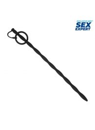 Черный стимулятор уретры Sex Expert - Sex Expert - купить с доставкой в Реутове