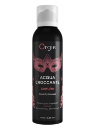 Хрустящая пенка для массажа Orgie Acqua Croccante Sakura с ароматом сакуры - 150 мл. - ORGIE - купить с доставкой в Реутове