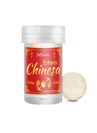 Интимный гель Chinesa Esfera с охлаждающе-пульсирующим эффектом (2 шарика по 3 гр.) - HotFlowers - купить с доставкой в Реутове