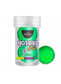 Лубрикант на силиконовой основе Hot Ball Plus с покалывающим эффектом (2 шарика по 3 гр.) - HotFlowers - купить с доставкой в Реутове
