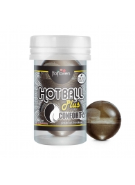 Анальный лубрикант на масляной основе Hot Ball Plus Conforto (2 шарика по 3 гр.) - HotFlowers - купить с доставкой в Реутове