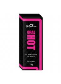 Гель для оральных ласк Oral Hot с согревающим эффектом - 15 гр. - HotFlowers - купить с доставкой в Реутове
