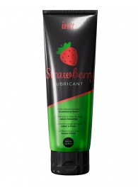 Смазка на водной основе с ароматом клубники Strawberry Lubricant - 100 мл. - INTT - купить с доставкой в Реутове