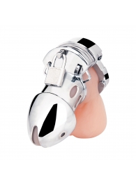 Клетка на пенис из металла Obedience Cock Cage - BlueLine - купить с доставкой в Реутове