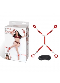Красная фиксация на матрас Classic Bedspreader - Lux Fetish - купить с доставкой в Реутове