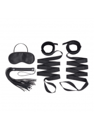 Эротический набор 4PC Bondage Bed Strap   Flogger Kit - Lux Fetish - купить с доставкой в Реутове