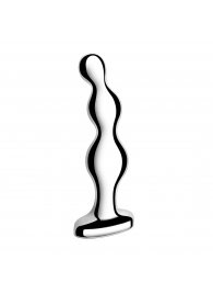 Стальной анальный фаллоимитатор для простаты Stainless Steel Anal Beads - 13 см. - b-Vibe - в Реутове купить с доставкой