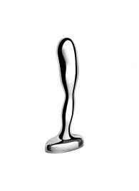 Стальной стимулятор простаты Stainless Steel Prostate Plug - 11,5 см. - b-Vibe - в Реутове купить с доставкой