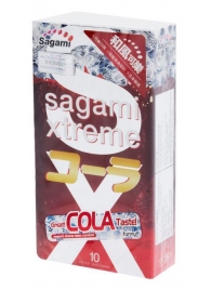 Ароматизированные презервативы Sagami Xtreme COLA - 10 шт. - Sagami - купить с доставкой в Реутове