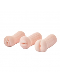 Набор из 3 мастурбаторов The Girl Next Door Tina - Dream Toys - в Реутове купить с доставкой