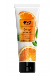 Лубрикант на водной основе OYO Aroma Gel Orange с ароматом апельсина - 75 мл. - OYO - купить с доставкой в Реутове