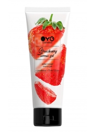 Лубрикант на водной основе OYO Aroma Gel Strawberry с ароматом клубники - 75 мл. - OYO - купить с доставкой в Реутове