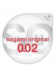 Ультратонкий презерватив Sagami Original - 1 шт. - Sagami - купить с доставкой в Реутове