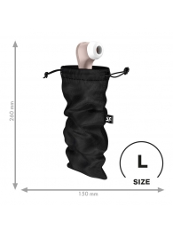 Черный мешочек для хранения игрушек Treasure Bag L - Satisfyer - купить с доставкой в Реутове